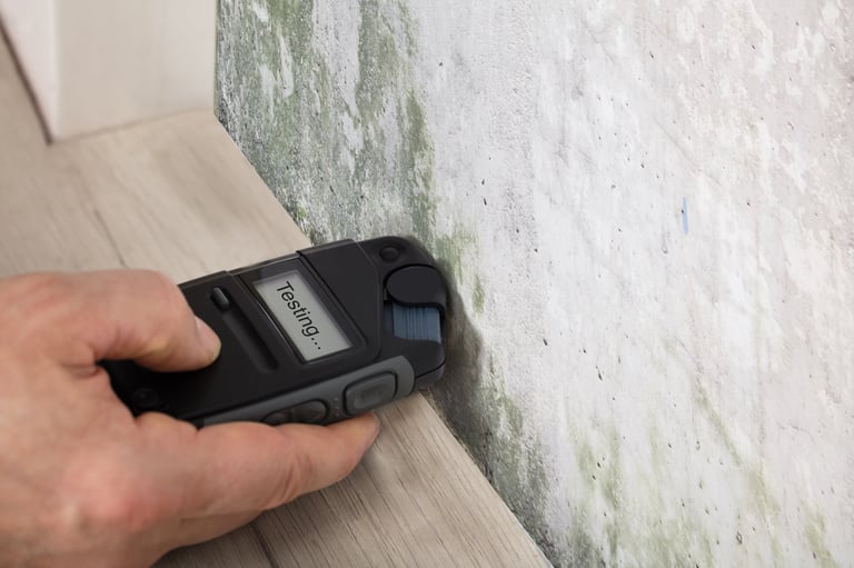 Professional mold assessment and air quality sampling services